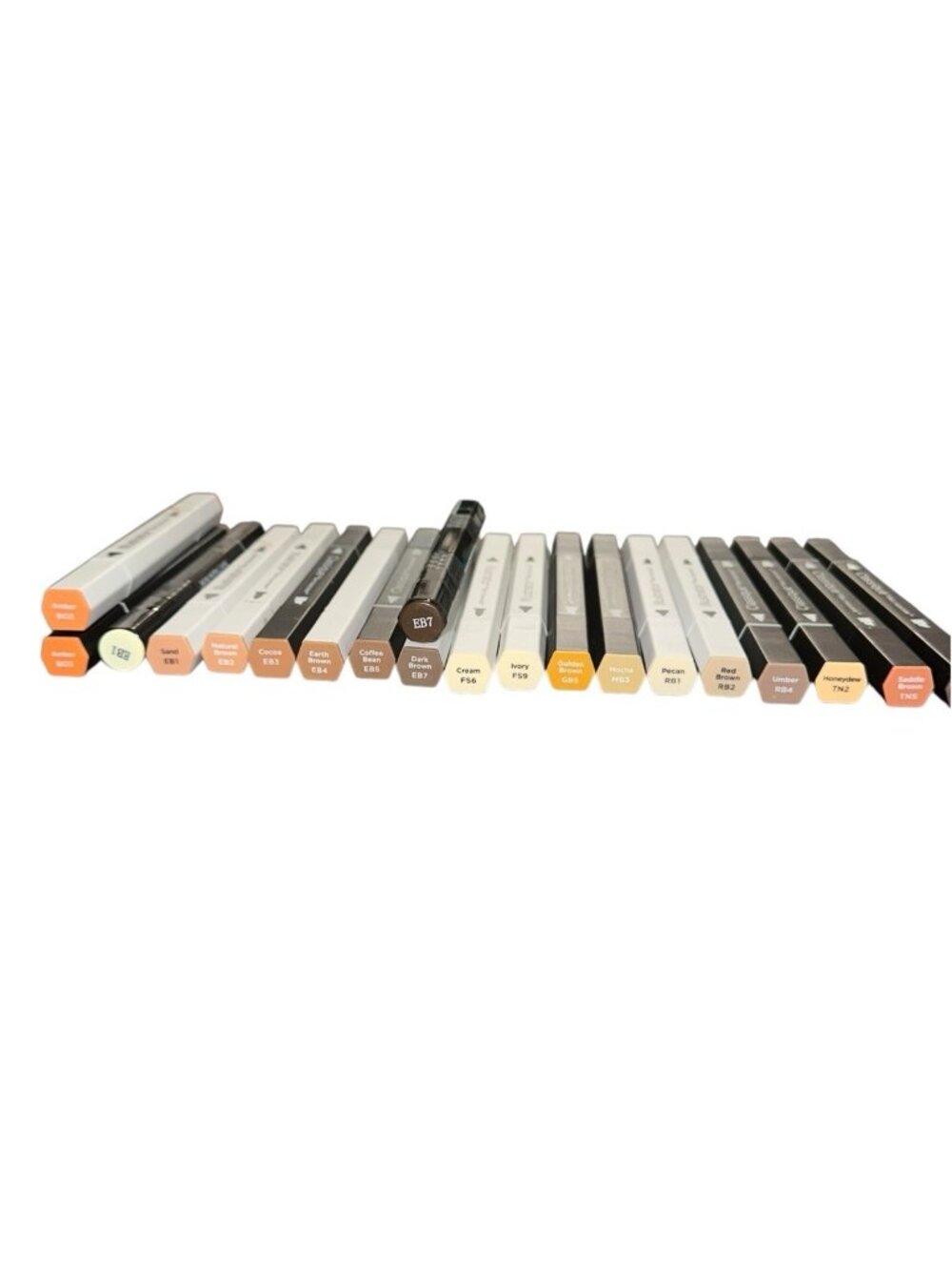 Lot Of 20 Spectrum Noir Alcohol Markers Browns Tans Skin Tones Some Duplicate